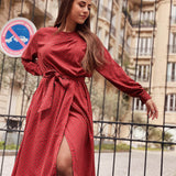 Robe Sheryl rouge