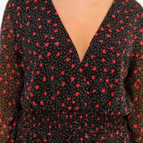Kleid Lucy mit roten Herzen