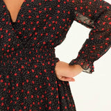 Kleid Lucy mit roten Herzen